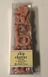 Chip Chatter Gellies Pressed Petals 31 chipboard letters self adhesive - Picture 1 of 3