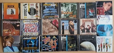 Lot de 22 Cd album coffret audio Disco Jazz, Skyrock, Rock, Dance, Blues, Rap, - Photo 1/2