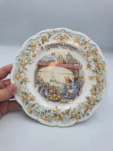 Royal Doulton Brambly Hedge Bone China Plate Crabapple Cottage Jill Barklem - Picture 1 of 8