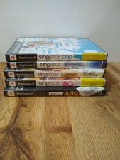 Singstar LOT of 4  PS2 Games Karaoke Pop 80's Legends Country  ABBA  w 4 Inserts