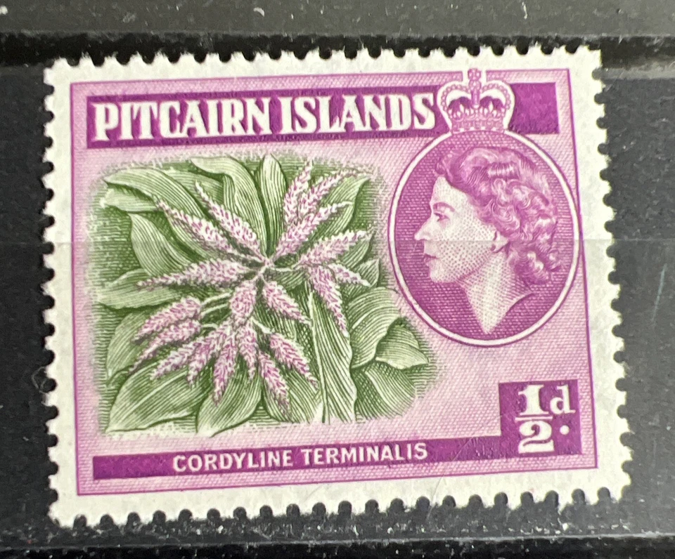 Pitcairn Is. 1957 - MLH Scott # 20. Ti Plant. Queen Elizabeth. - Image 1 of 2