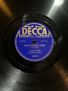78 rpm Count Basie Decca 1363 in E- - Picture 1 of 2