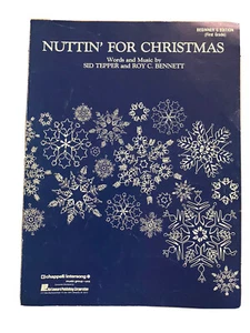 NUTTIN' FOR CHRISTMAS Sheet Music~Grade One Piano Solo~Beginner's Edition - Picture 1 of 2