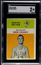 1961 Topps #10 Bob Cousy, Boston Celtics SGC 2