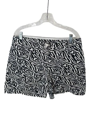 JONES NEW YORK SPORT STRECH SHORTS Talla 12 Estampado Cebra Foto 1 de 4
