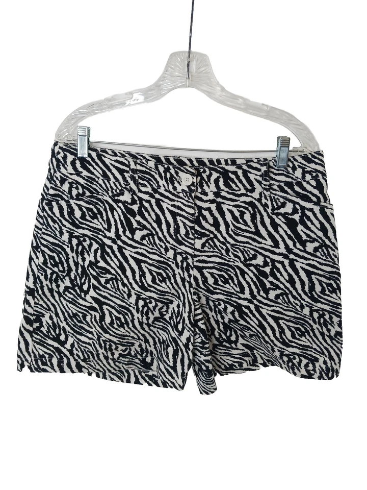 JONES NEW YORK SPORT STRECH SHORTS size 12 Zebra Print - Image 1 of 4