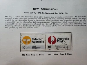 Estampillas 🙂 1975 nuevo conjunto de 2 🙂 10c - Imagen 1 de 1