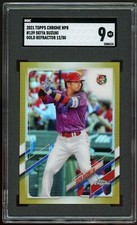 2021 Topps Chrome NPB Seiya Suzuki Gold Refractor #12/50 SGC 9 Cubs 🔥🔥🔥
