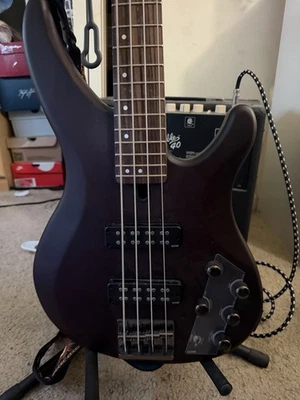 Bajo eléctrico Yamaha TRBX504TBN Premium, 4 cuerdas - marrón Foto 1 de 3