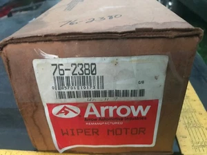 ARROW WINDSHIELD WIPER MOTOR 76-2380 762360 REMANUFACTURED - Picture 1 of 4