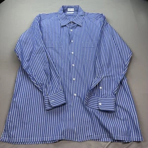 Maus & Hoffman Shirt Mens XL Striped Classic Office Workwear - Picture 1 of 15
