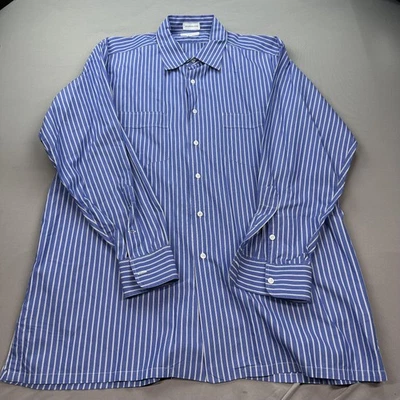 Maus & Hoffman Shirt Mens XL Striped Classic Office Workwear - Image 1 of 4