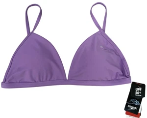 Speedo Women's Swimsuit Triangle Bikini Top Fairy Wren Size Medium New - Picture 1 of 11