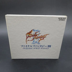 Final Fantasy 3 Original Sound Version Soundtrack CD FF OST Japanese Version - Picture 1 of 11