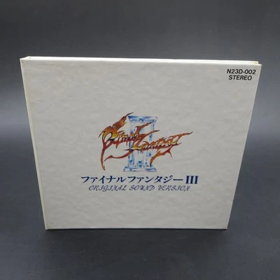 Final Fantasy 3 Original Sound Version Soundtrack CD FF OST Japanese Version - Image 1 of 4