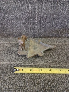 Vintage Aschenbecher Hund oder Wolf aus Metall - Bild 1 von 2