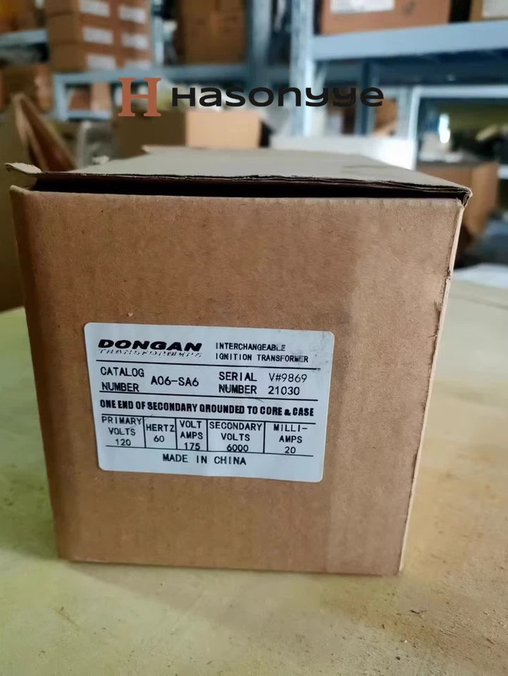 CAJA ABIERTA Transformador de encendido Dongan A06-SA6 175va 120v-ac 6000v-ac Envío rápido Foto 1 de 3