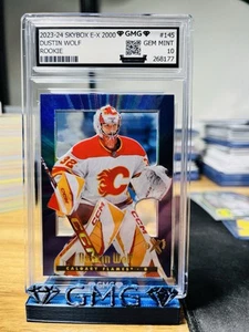 2023-24 Skybox E-X 2000 Dustin Wolf Rookie GMG Graded 10 Gem Mint 💎 RC - Picture 1 of 1