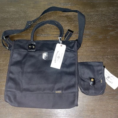 Bolso de Mano Billy Kirk x Target Negro de Lona Eslinga y Cosméticos Nuevo con Etiquetas Foto 1 de 4