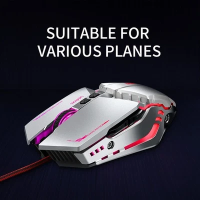 G7 Wired Gaming Mouse Wide Compatibility 7 Buttons 3600 DPI LED Optical - Image 1 of 4