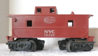 Vintage MARX Toys #48326 NYC System Red Caboose Read Desc. - Image 1 of 4