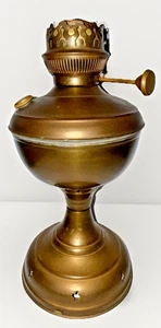 Antique Brass Kerosene Oil Lamp with Burner Eagle Insignia Muller or Friedrich - Picture 1 of 13