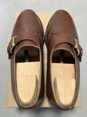 Zapatos Regal Para Hombre Marrón Doble Correa Monje Excelente Usados EE. UU. Talla 7.4 Foto 1 de 4