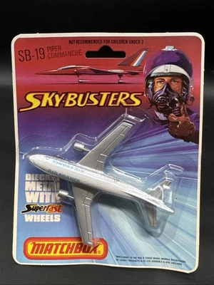 a Matchbox Skybusters SB-19 PIPER COMMANCHE AIR FRANCE Superfast Wheel Lesney - Image 1 of 3