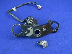05 Yamaha YZF R1 Triple Tree w/Ignition and Seat Lock BENT- NO KEY YZFR1 #216 - Picture 1 of 9