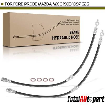 Manguera hidráulica de freno para Ford Probe Mazda 626 93-97 MX-6 93-02 trasero izquierdo derecho Foto 1 de 4