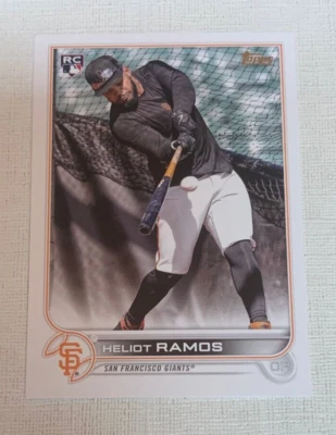 2022 Topps Update US154 Heliot Ramos Photo Variation RC SP San Francisco Giants - Image 1 of 2