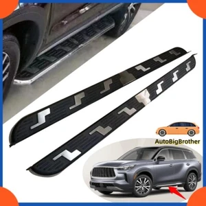Fits Infiniti QX60 2022 2023 Running Boards Side Steps Nerf Bar Protector Pedal - Picture 1 of 14