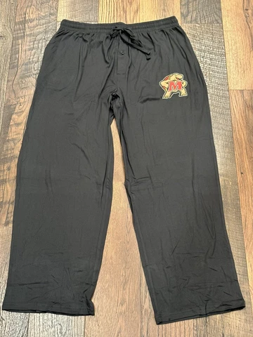 Maryland Terrapins NCAA Men's Chrome Knit Lounge Sleep Pants Size XL - NWT Cover
