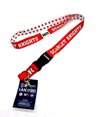 Rutgers Scarlet Knights Lanyard Key Holder Wincraft Two Sided - Image 1 of 4