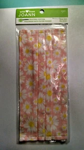 NEW Pleated Quilters Cotton Face Masks One Size Fits Most 5 Patterns Washable - Picture 1 of 12