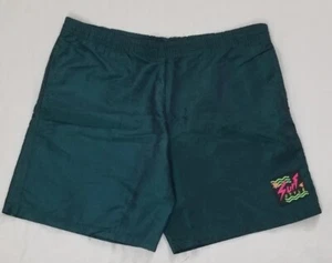Vintage Surf Style Herren Badeshorts schillernd grün Größe Large 90er *Mangel - Bild 1 von 8
