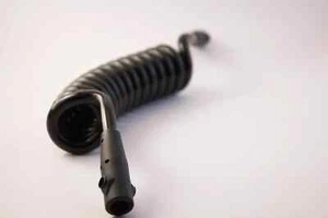 COILED URETHANE CORD 6ft x 7mm foil coiled cord - Smart Leash Co - Picture 1 of 3