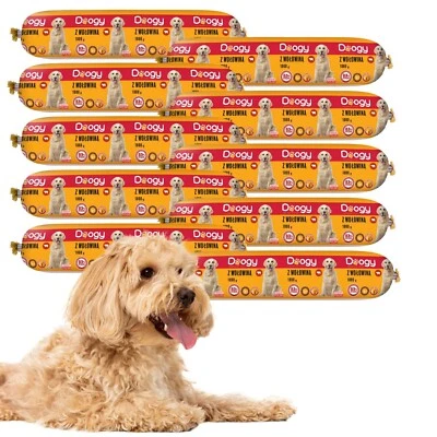 10 x 1kg Hundewurst Rind Hundefutter Nasfutter Hoher Fleischanteil Premium 1000g - Bild 1 von 4