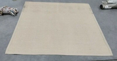 IVORY / BEIGE 6' X 6' Square Stained Rug, Reduced Price 1172705726 NF150A-6SQ - Image 1 of 4