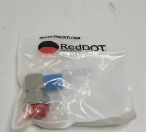 Red Dot Tube O-Ring A/C Compressor Service Fitting #8 75R5768 15213 NEW - Picture 1 of 5