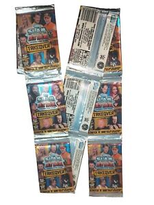 ×10 Topps Slam Attax Takeover 2016 WWE 10 Sealed Packs-50 TCG CARDS-2 Gold Foils