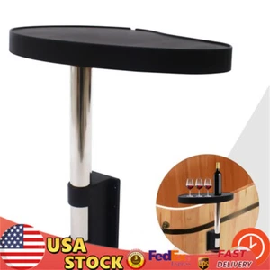 Side Table Tray Hot Tub Table Tray Design Spa Tray Cup Holder 360° Rotation NEW - Picture 1 of 12