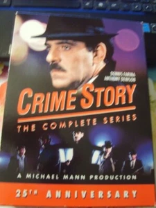 CRIME STORY~THE COMPLETE SERIES~25th ANNIVERSARY ED~1996 MINT 9 DISC DVD SET - Picture 1 of 5
