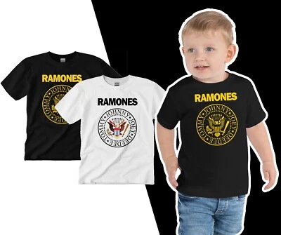 The Ramones 80's Punk Rock Band T-shirt Tee KID TODDLER New  - Image 1 of 2