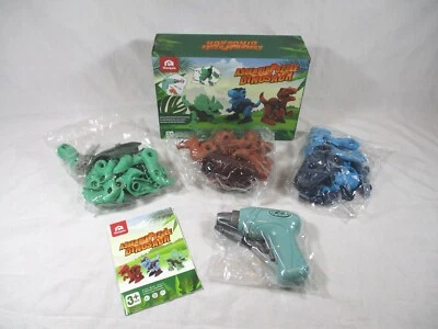 COOGAM Assemble Puzzle Dinosaur Tools Set Take Apart Ages 3+ DINOSAUR Building - Image 1 of 4