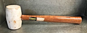 Workforce Traditional Rubber Mallet Non-Marring Soft Face Wood Handle 16 oz Head - Picture 1 of 10