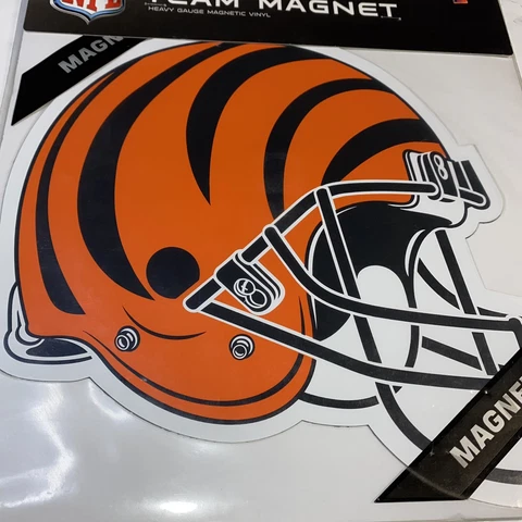 Cincinnati Bengals Heavy Gauge Vinyl Magnetic Helmet Made In USA NFL official Cover
