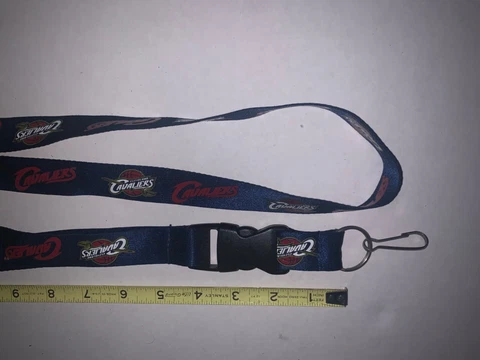 Cleveland Cavaliers Lanyard Key Chain 21" Length NBA Cavs Logo LOT of 2 Cover