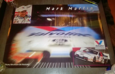 Mark Martin "People Who Know Use Valvoline" Poster By Valvoline Racing Cover
