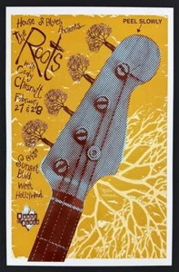 Roots POSTER House Of Blues Hollywood 2003 Artist Tara McPherson Darren Grealish - Picture 1 of 2